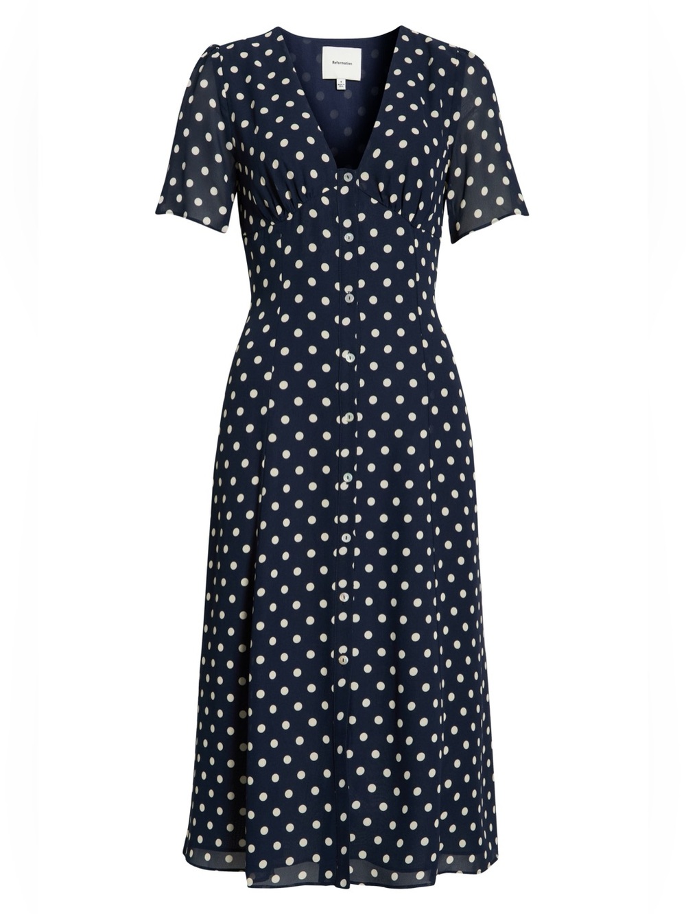 Reformation Lise Midi Polka Dot